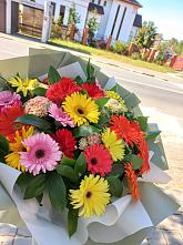 Букет цветов из:  Герберы #REPLACE_PRED# Саранске